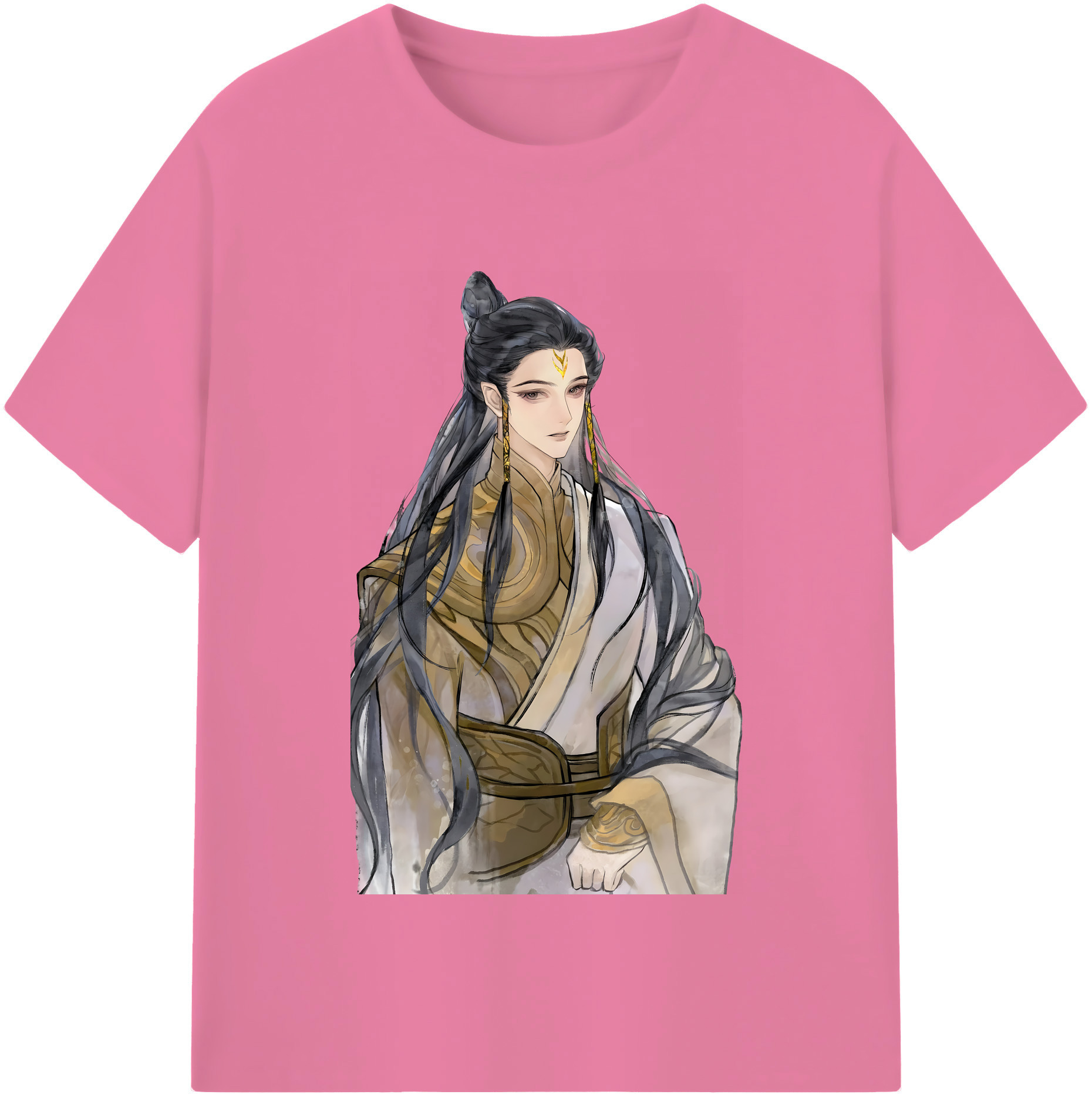 （画像用） Ne Zha 2 ナタ 魔童の大暴れ 綿100％半袖Tシャツ（フロントプリント）